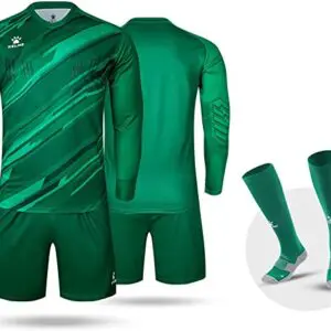 Men Kid Custom Padded Goalkeeper Soccer Jersey