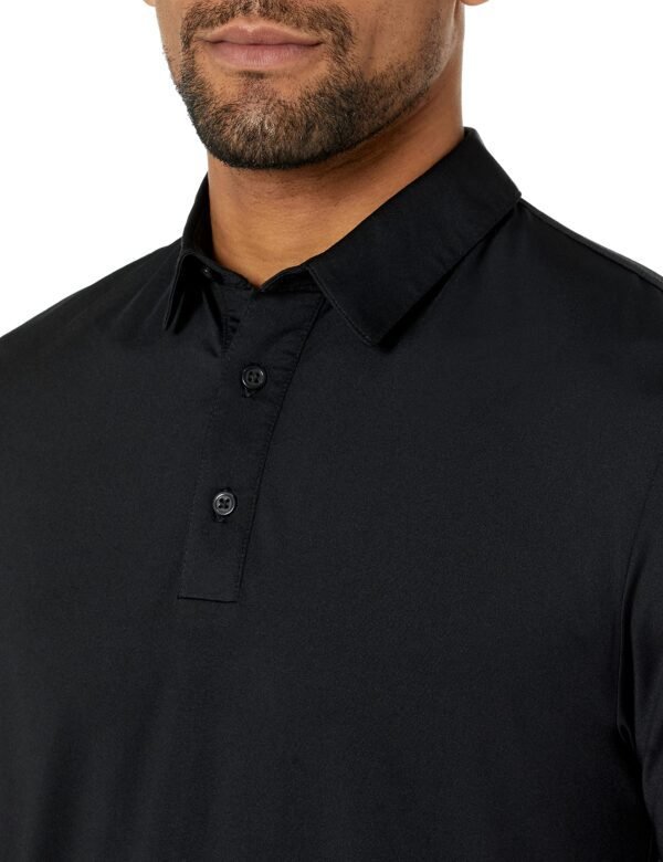 Men’s Slim-Fit Tech Stretch Polo Shirt - Image 2