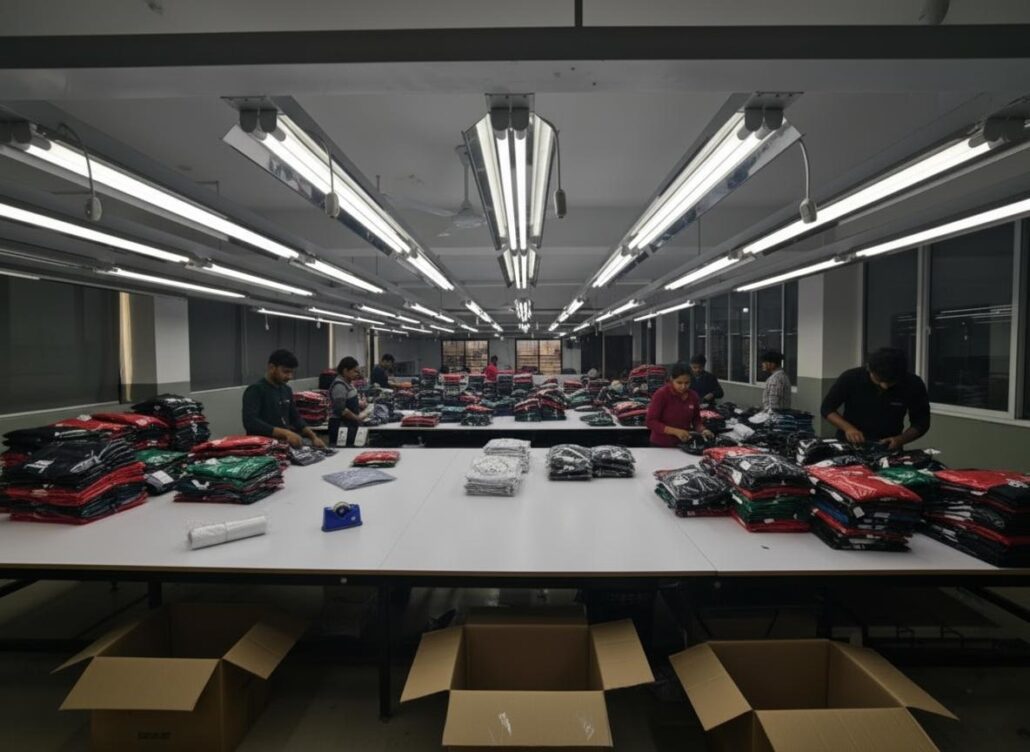 Extreme Sportswear Factory Packing Hall