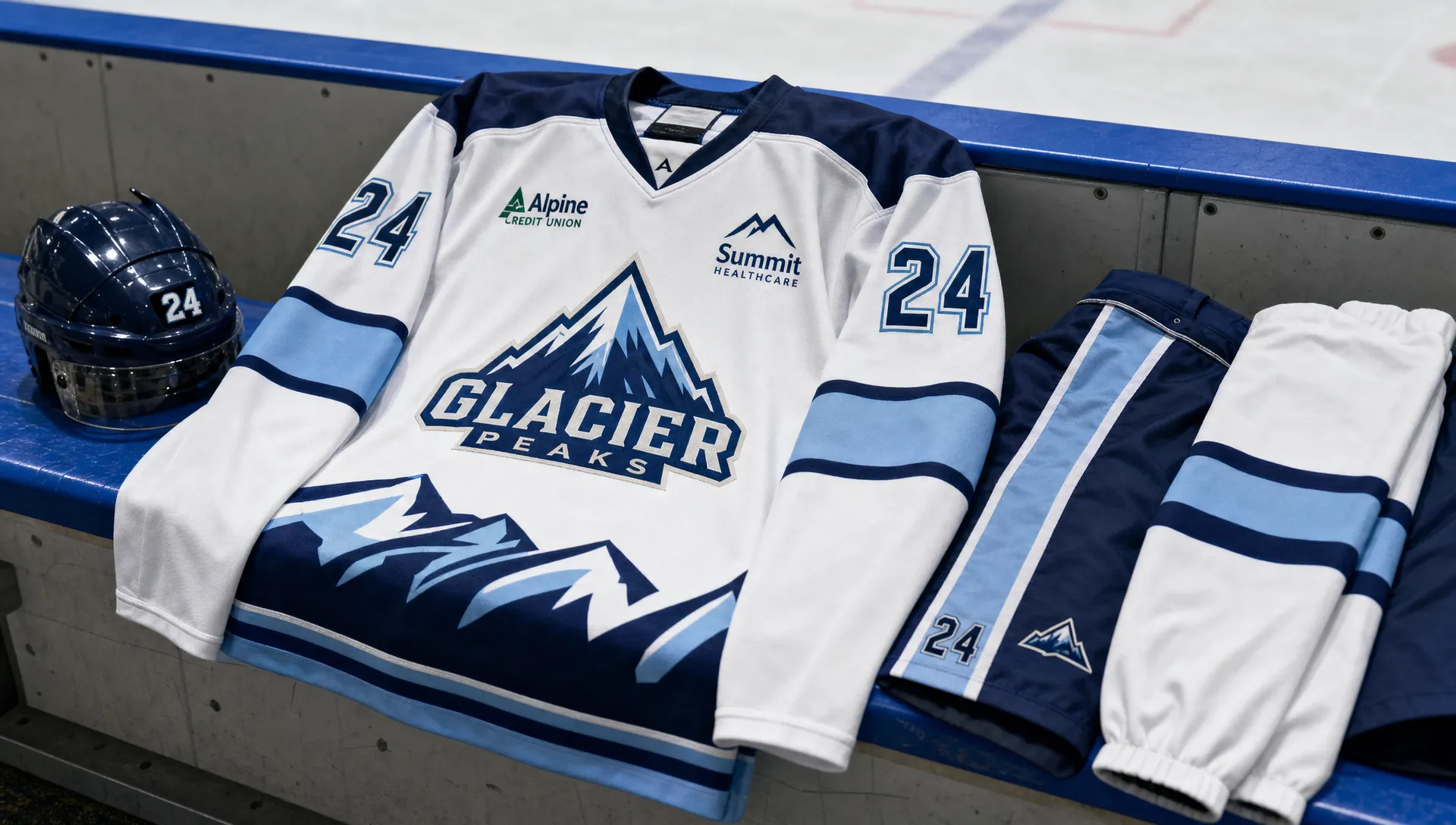 Custom ice hockey uniform